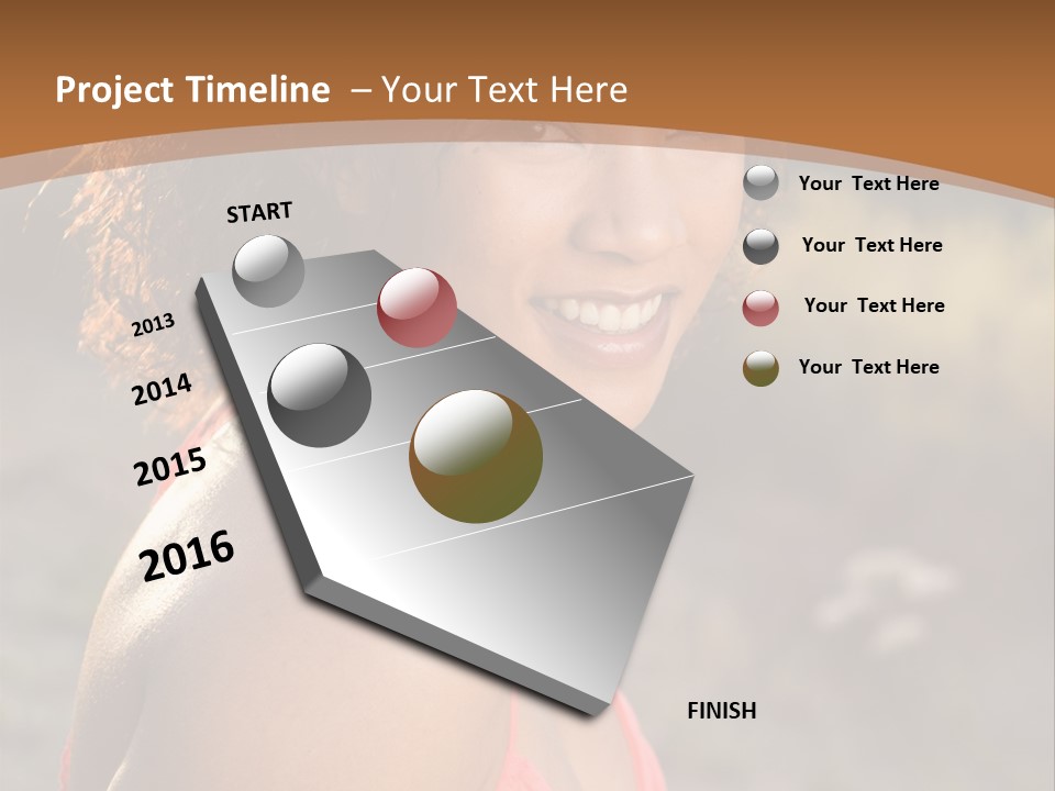 Years Beauty African Ethnicity PowerPoint Template