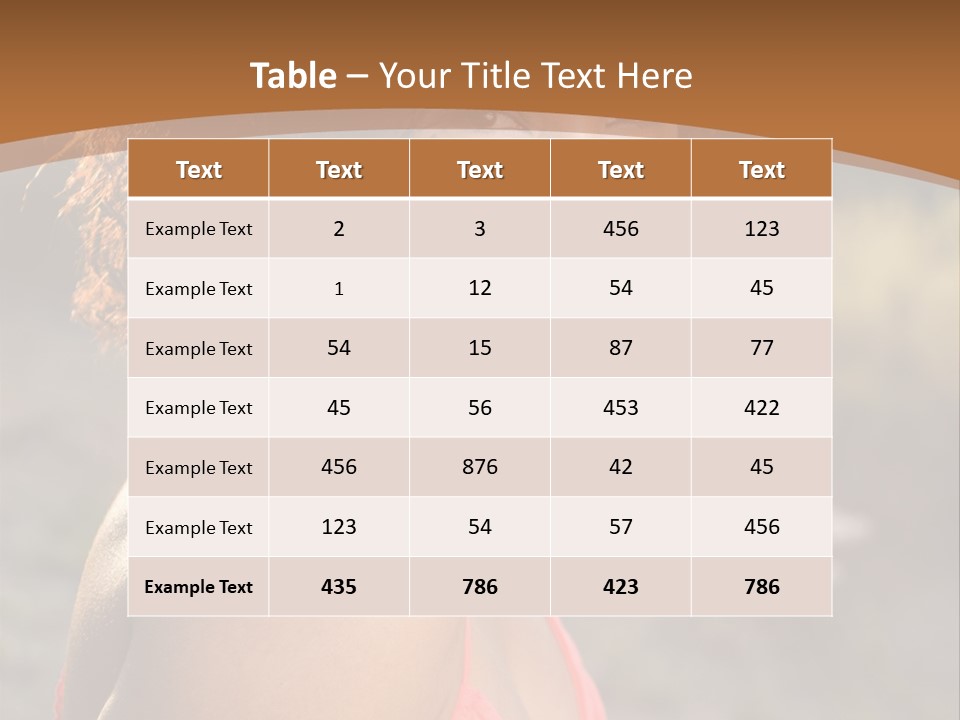 Years Beauty African Ethnicity PowerPoint Template