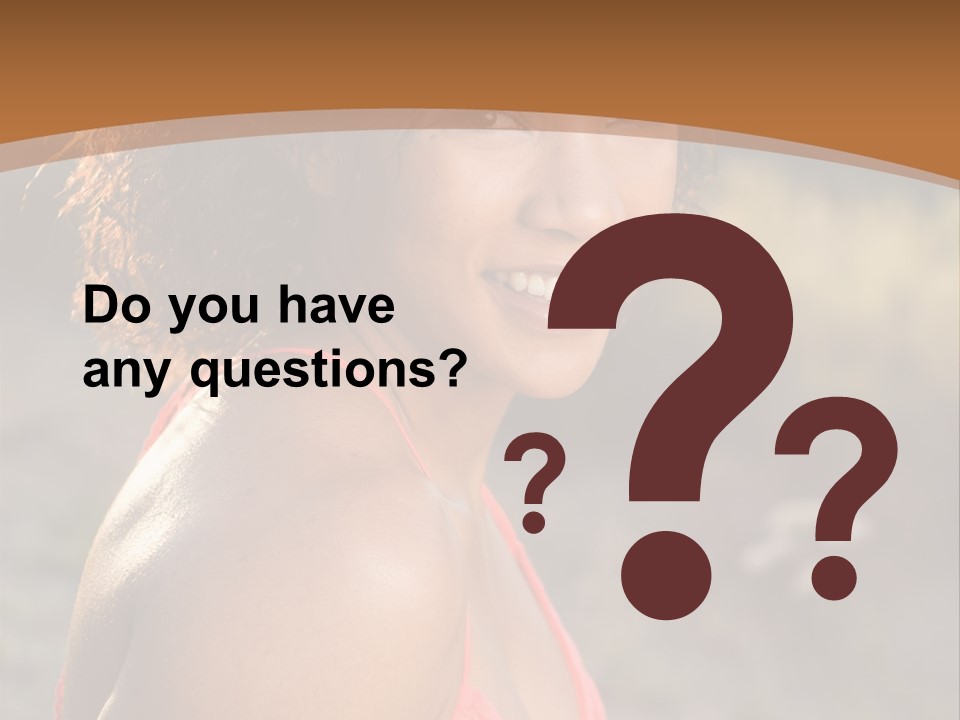 Years Beauty African Ethnicity PowerPoint Template