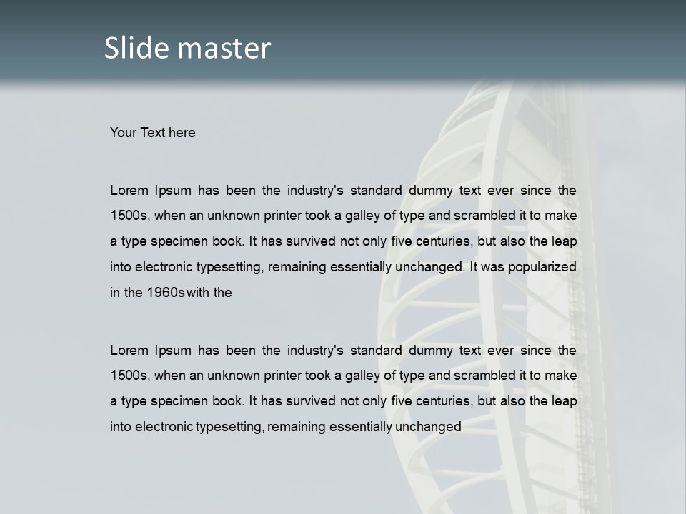 Spinnaker Tower Lift PowerPoint Template