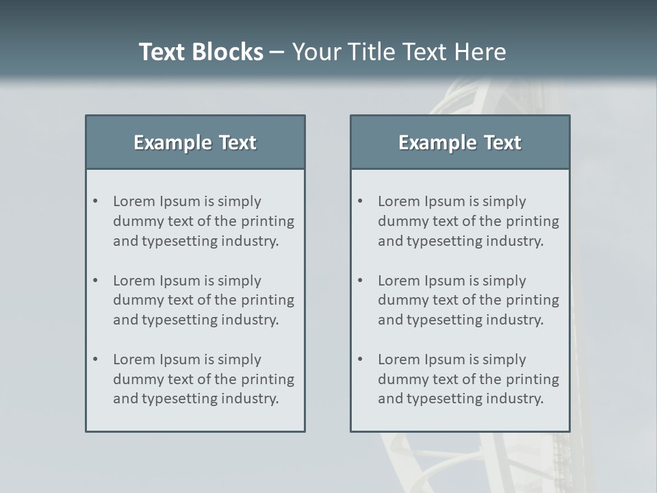Spinnaker Tower Lift PowerPoint Template