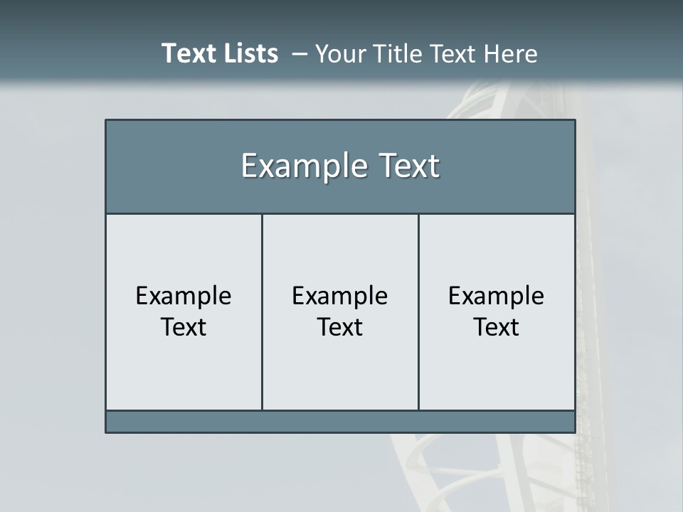 Spinnaker Tower Lift PowerPoint Template