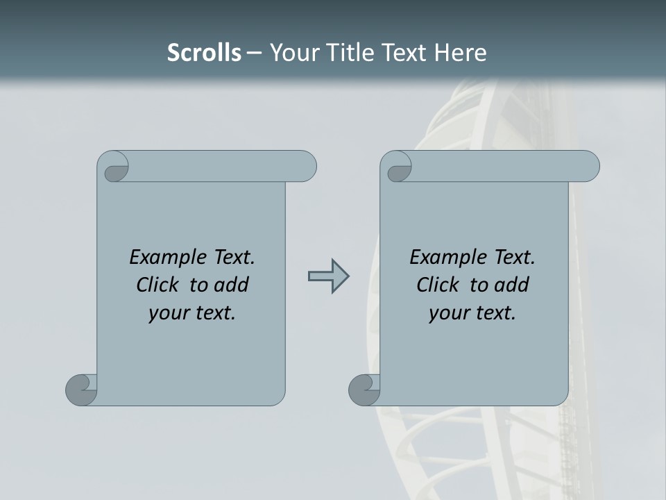 Spinnaker Tower Lift PowerPoint Template