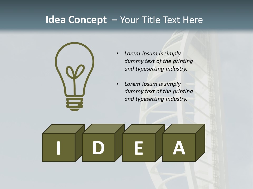 Spinnaker Tower Lift PowerPoint Template