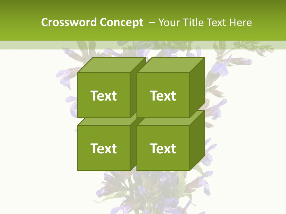 Vertical Purple Ingredient PowerPoint Template