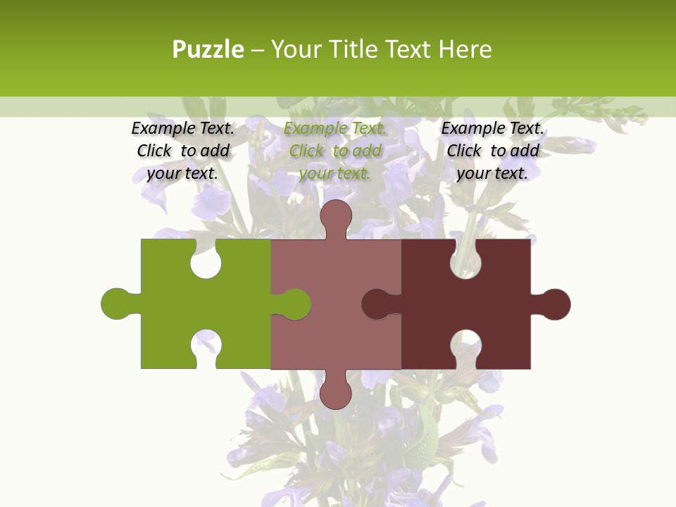 Vertical Purple Ingredient PowerPoint Template