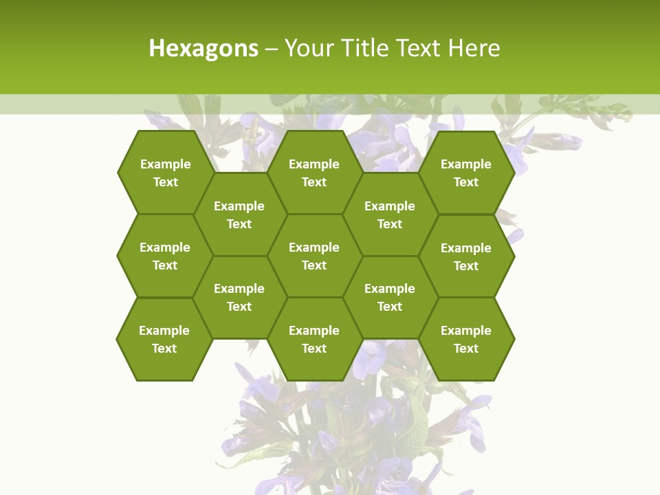 Vertical Purple Ingredient PowerPoint Template