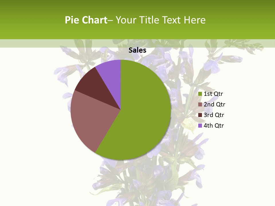 Vertical Purple Ingredient PowerPoint Template