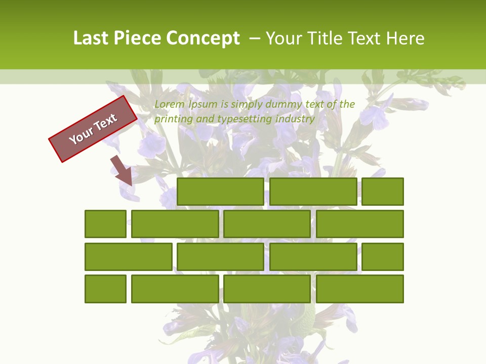 Vertical Purple Ingredient PowerPoint Template