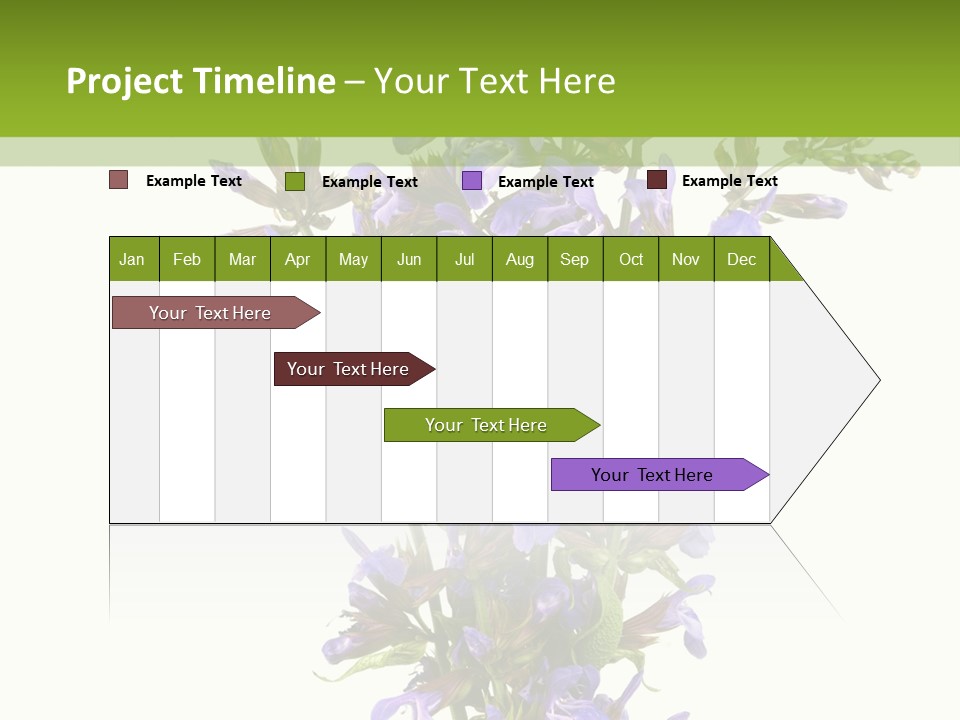 Vertical Purple Ingredient PowerPoint Template