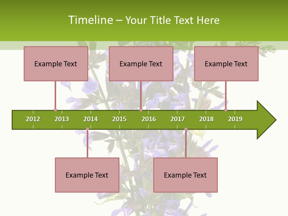 Vertical Purple Ingredient PowerPoint Template