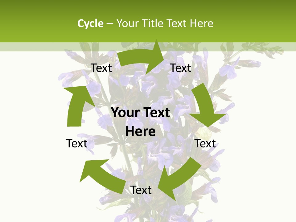 Vertical Purple Ingredient PowerPoint Template