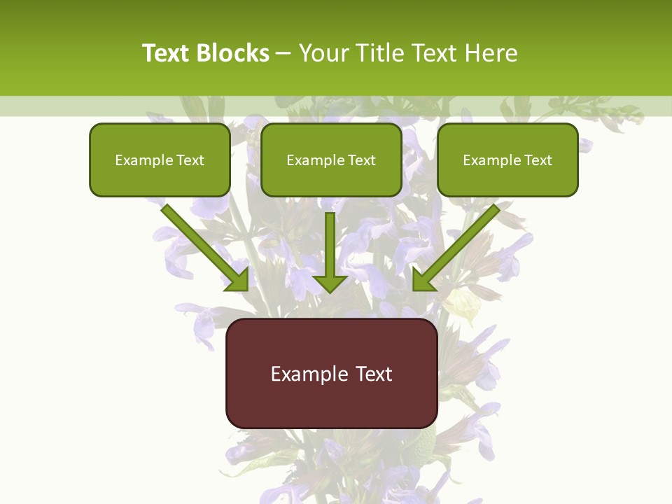 Vertical Purple Ingredient PowerPoint Template