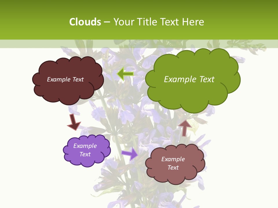 Vertical Purple Ingredient PowerPoint Template