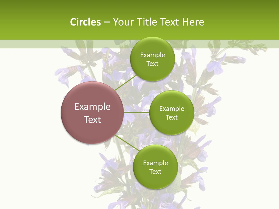 Vertical Purple Ingredient PowerPoint Template