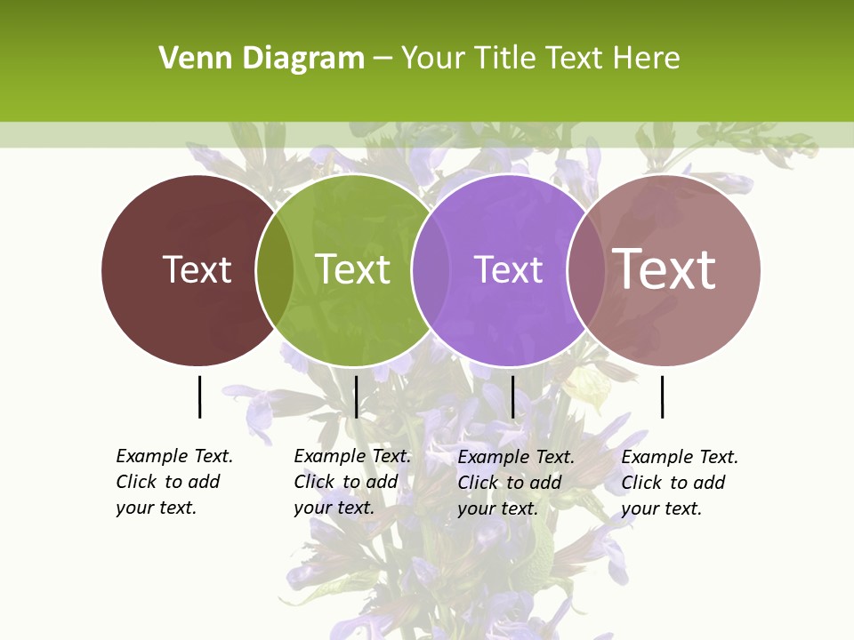 Vertical Purple Ingredient PowerPoint Template