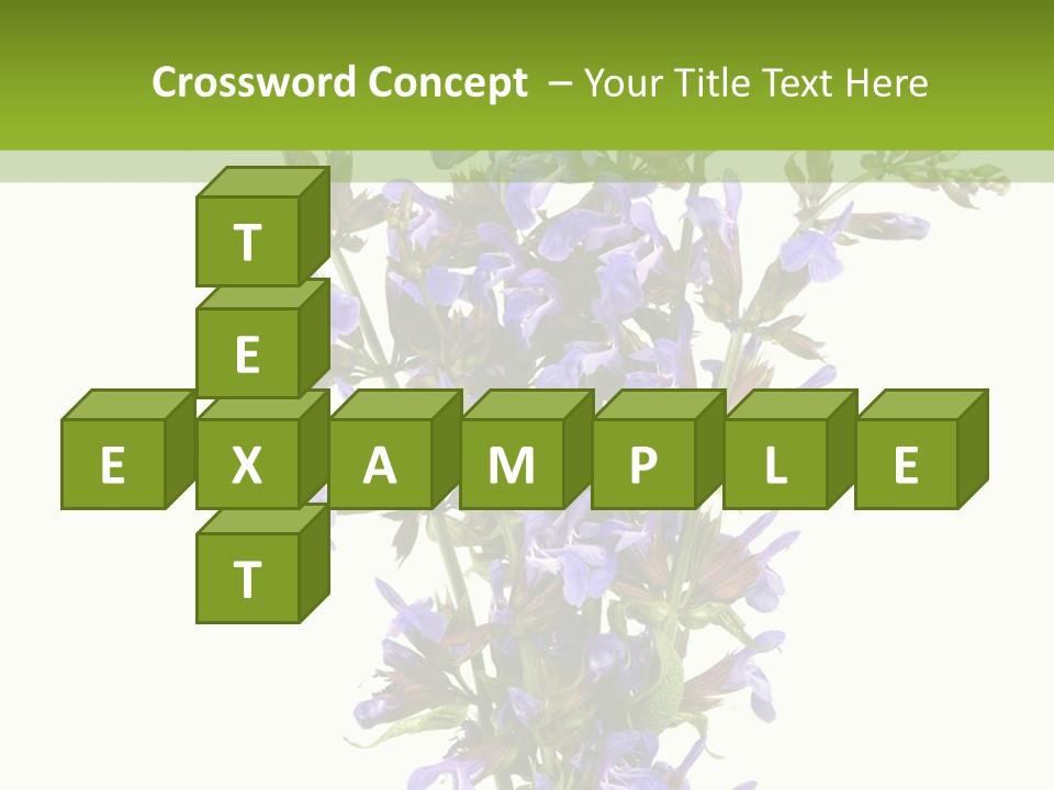 Vertical Purple Ingredient PowerPoint Template