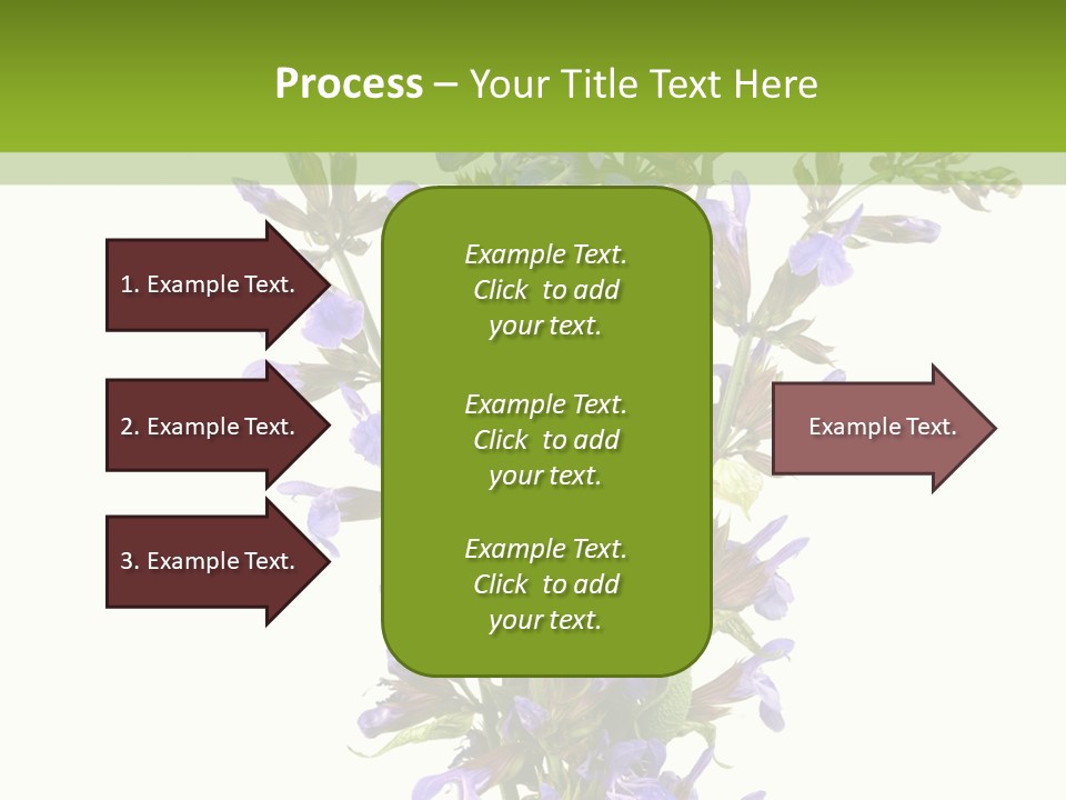 Vertical Purple Ingredient PowerPoint Template