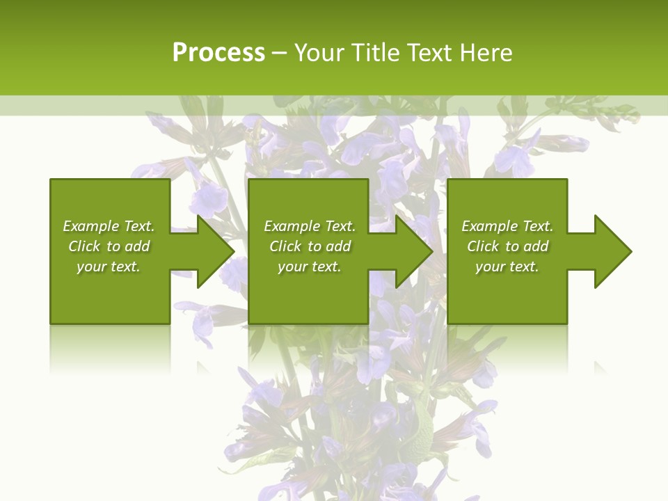 Vertical Purple Ingredient PowerPoint Template
