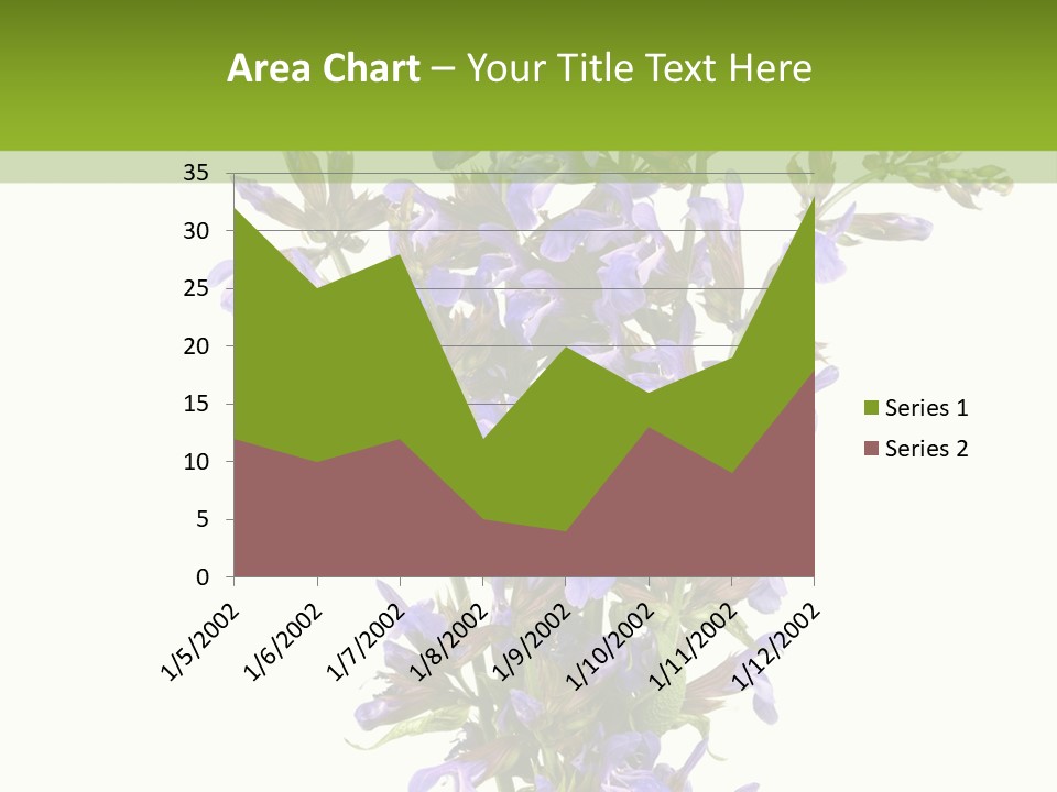 Vertical Purple Ingredient PowerPoint Template