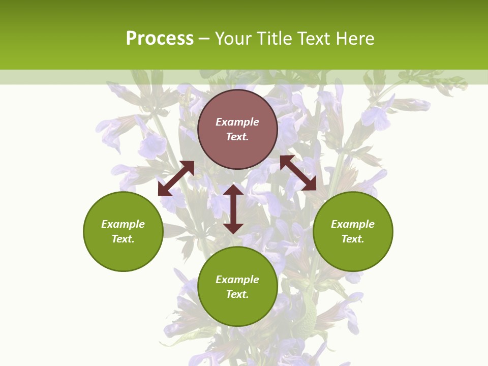 Vertical Purple Ingredient PowerPoint Template