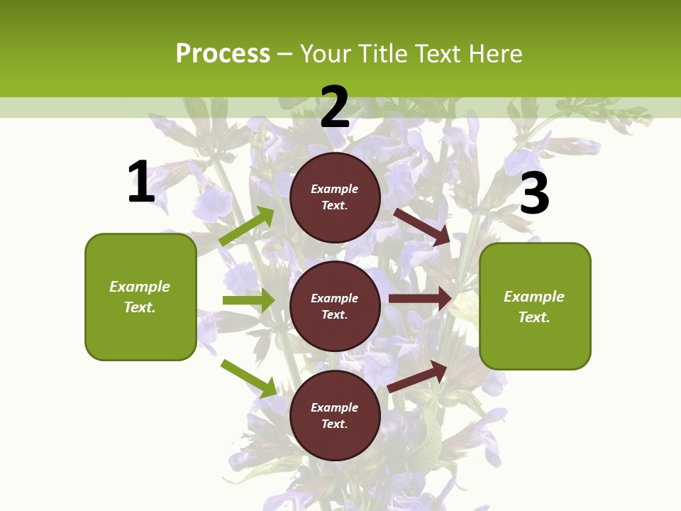 Vertical Purple Ingredient PowerPoint Template