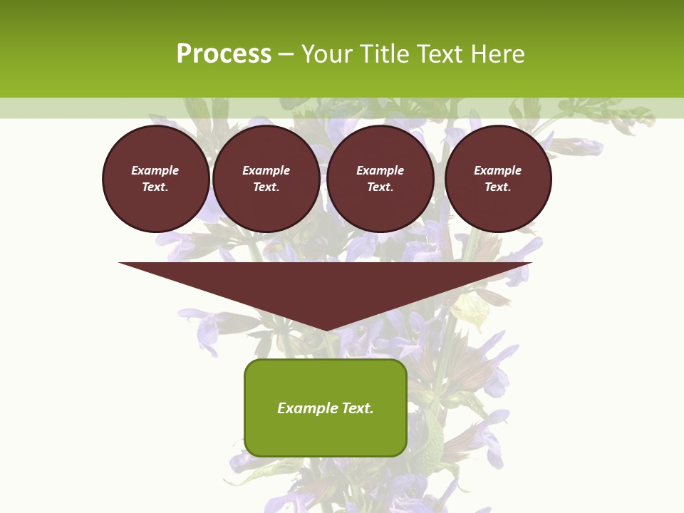 Vertical Purple Ingredient PowerPoint Template