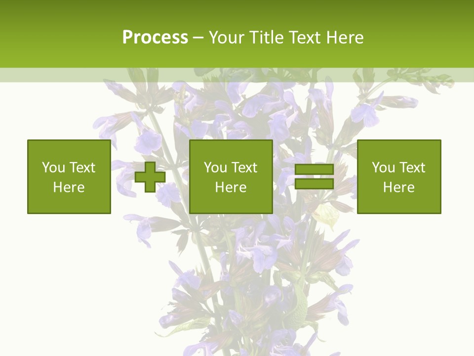 Vertical Purple Ingredient PowerPoint Template
