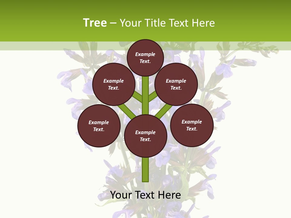 Vertical Purple Ingredient PowerPoint Template