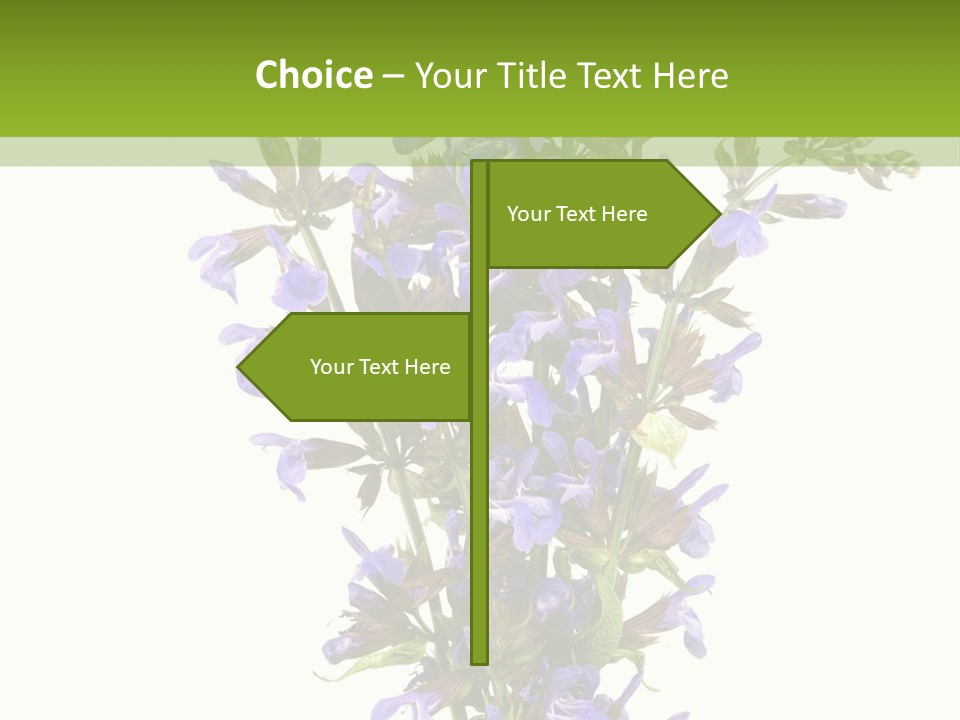 Vertical Purple Ingredient PowerPoint Template