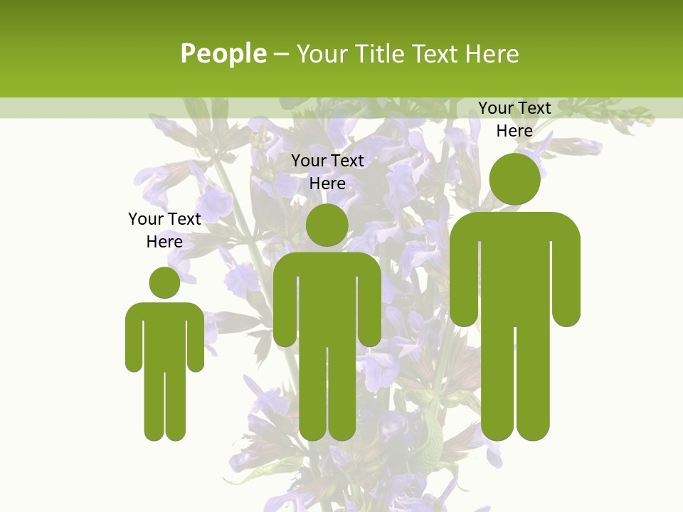 Vertical Purple Ingredient PowerPoint Template