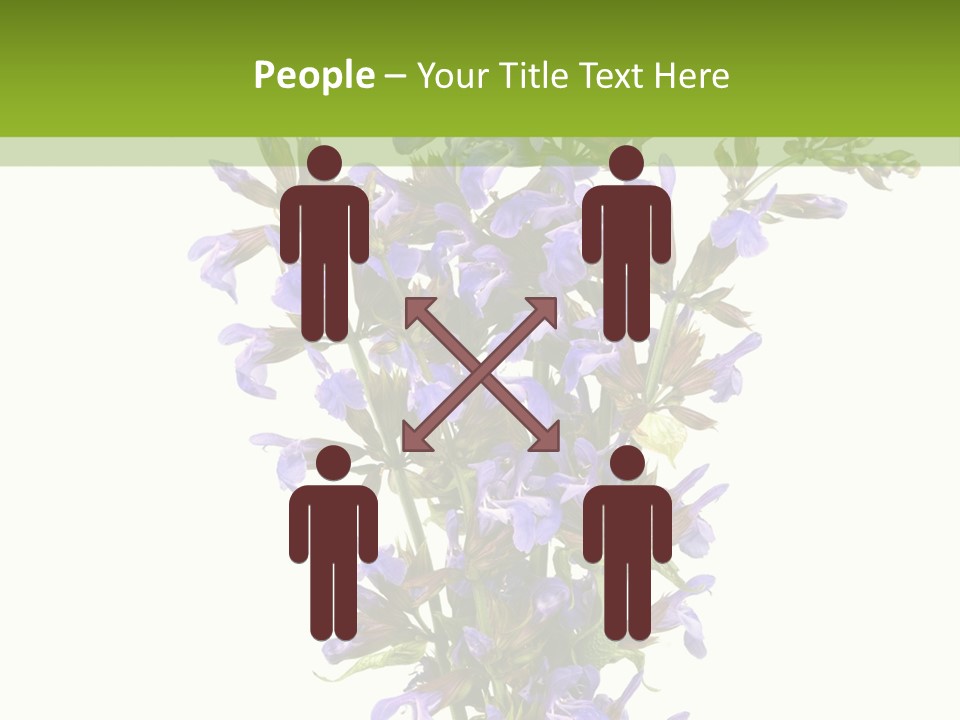 Vertical Purple Ingredient PowerPoint Template