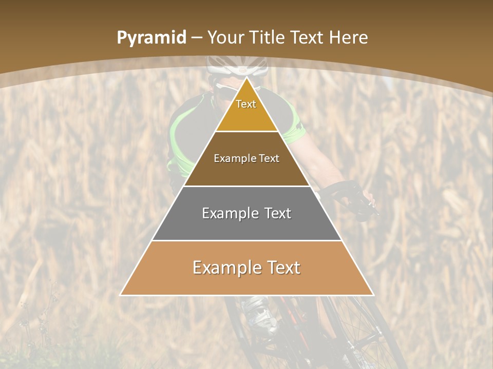 Individual Sport Downhill Grass PowerPoint Template