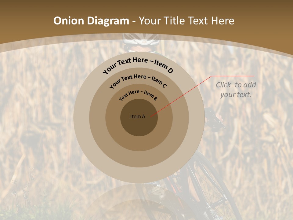 Individual Sport Downhill Grass PowerPoint Template