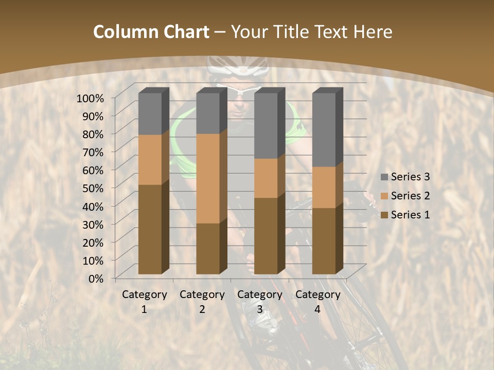 Individual Sport Downhill Grass PowerPoint Template