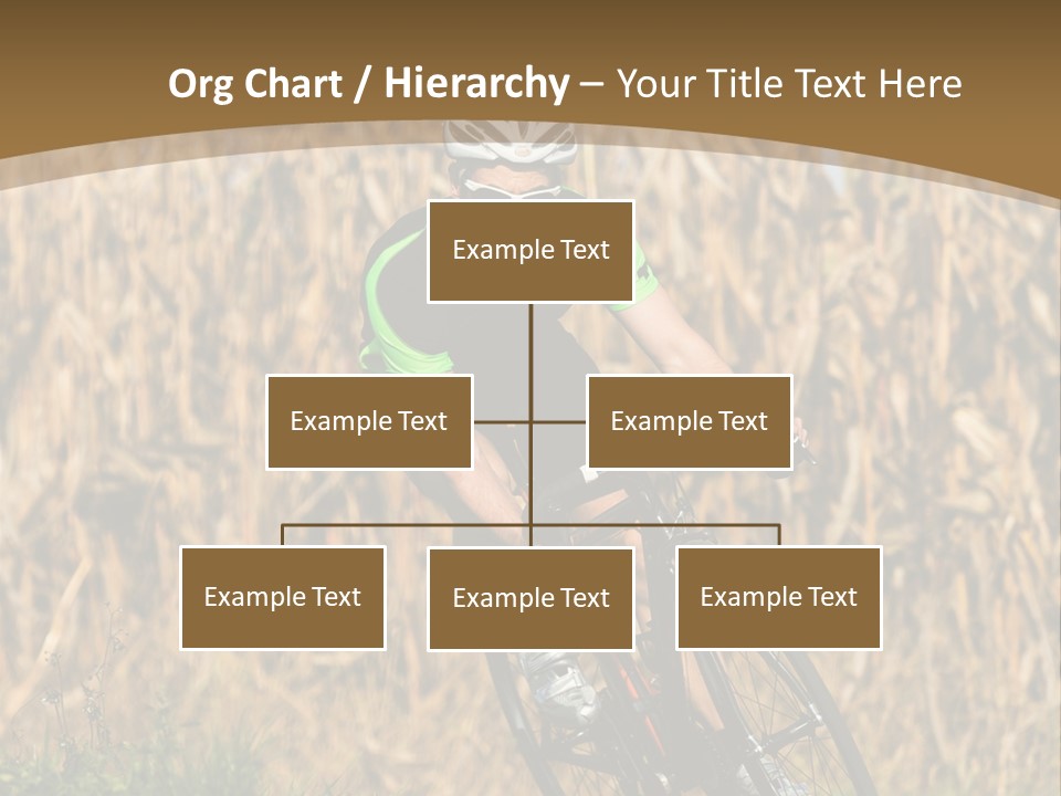 Individual Sport Downhill Grass PowerPoint Template
