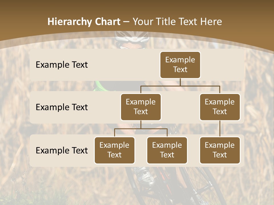 Individual Sport Downhill Grass PowerPoint Template