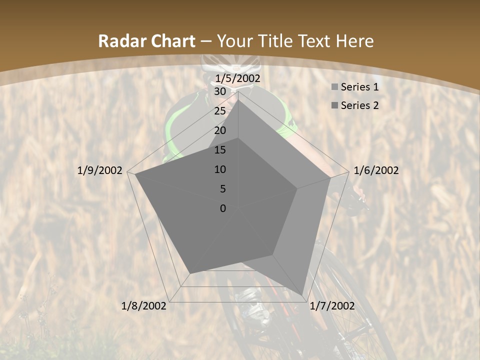 Individual Sport Downhill Grass PowerPoint Template