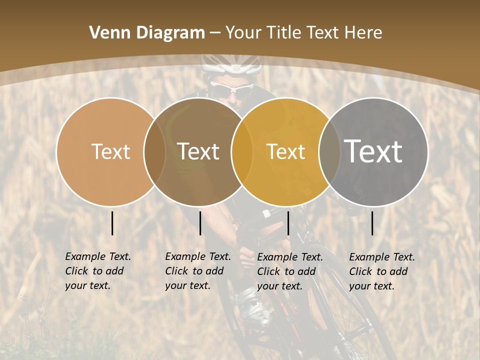 Individual Sport Downhill Grass PowerPoint Template