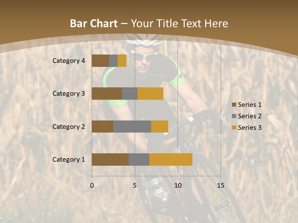 Individual Sport Downhill Grass PowerPoint Template