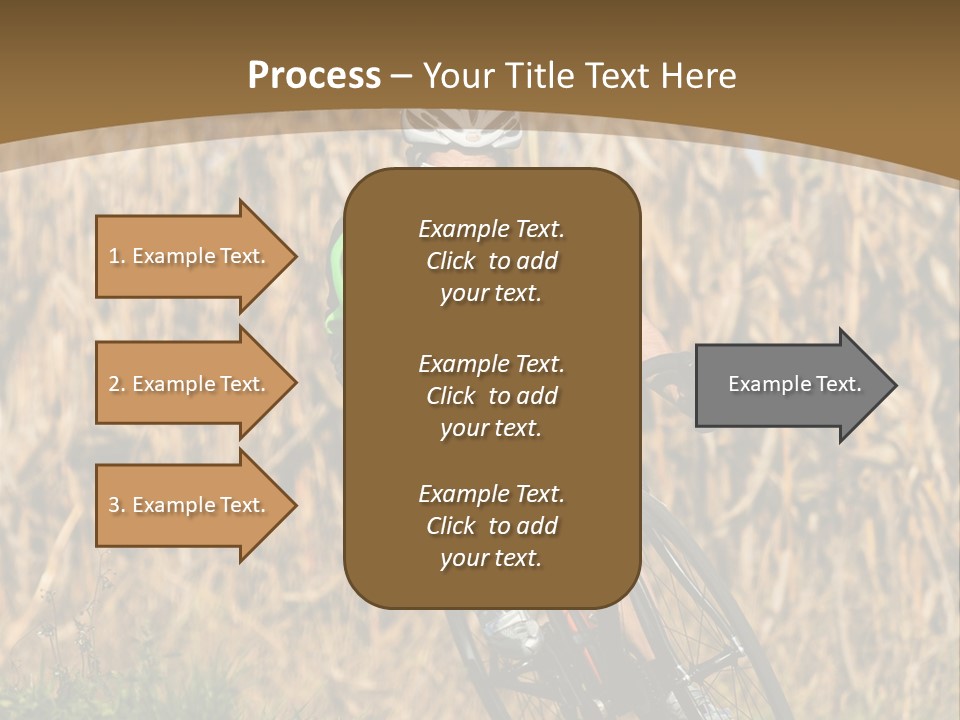 Individual Sport Downhill Grass PowerPoint Template