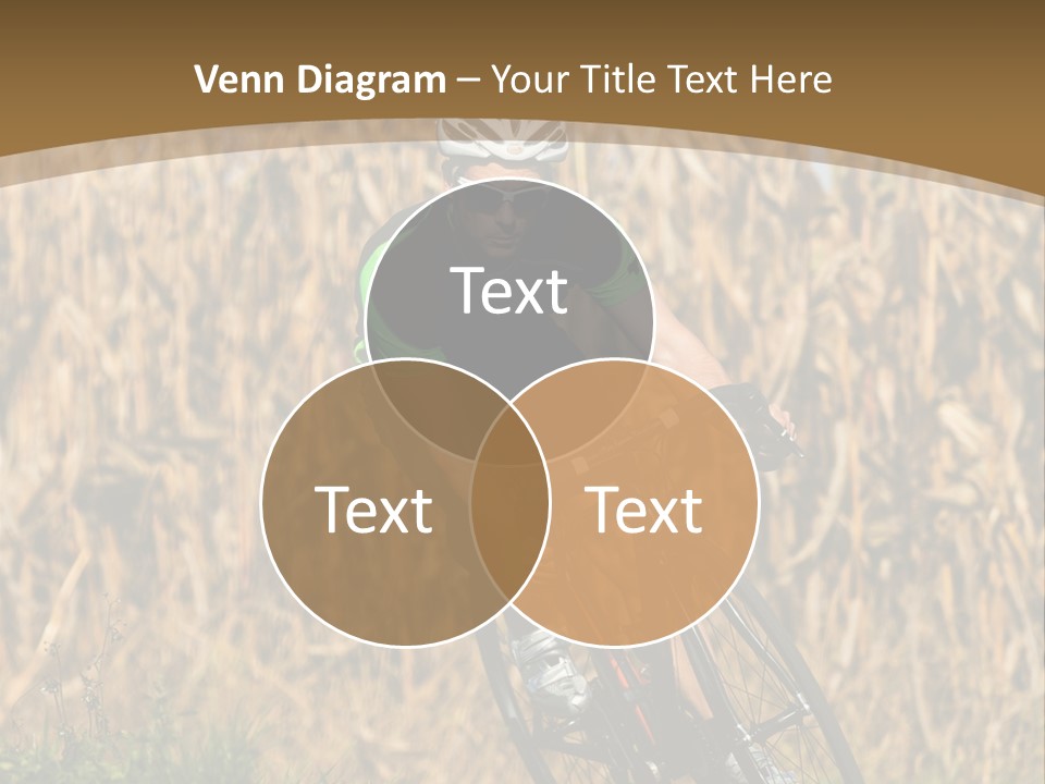 Individual Sport Downhill Grass PowerPoint Template