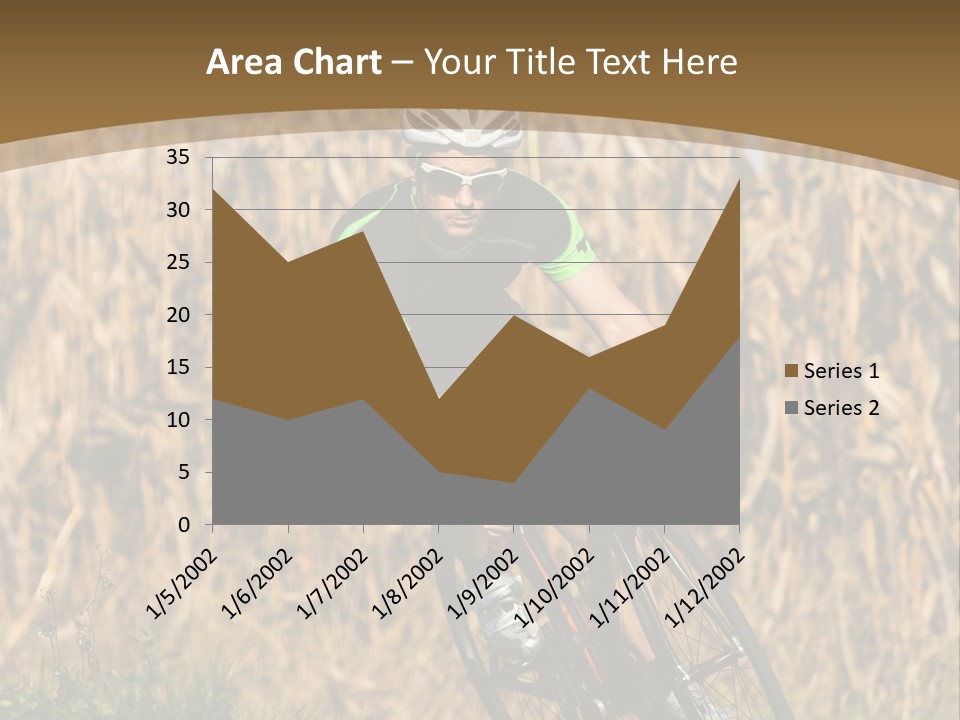 Individual Sport Downhill Grass PowerPoint Template
