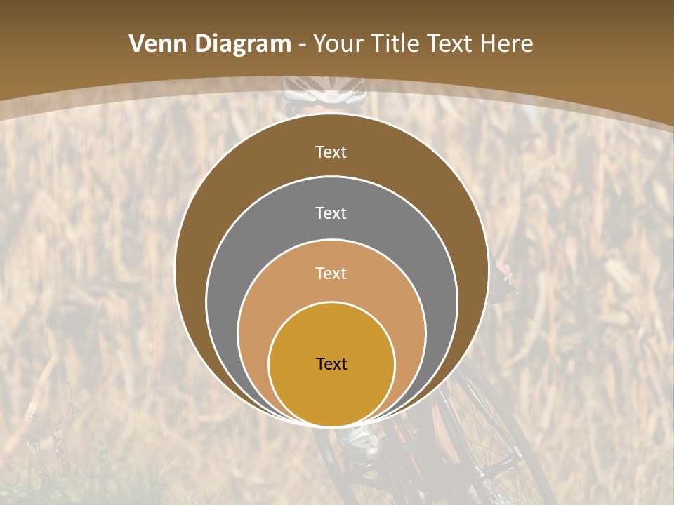 Individual Sport Downhill Grass PowerPoint Template