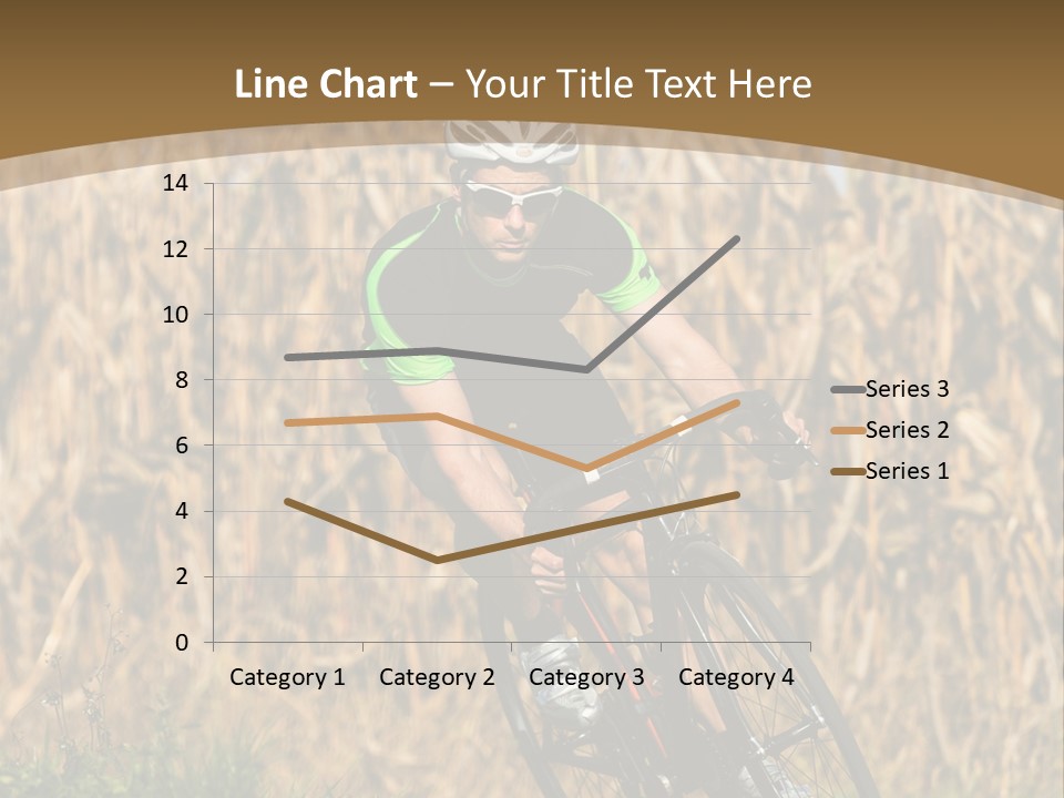 Individual Sport Downhill Grass PowerPoint Template