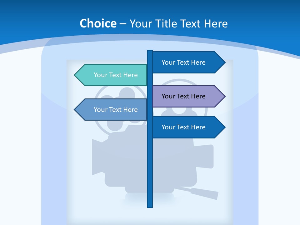 Connection Crossed Hand PowerPoint Template