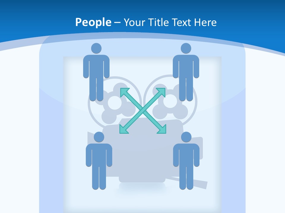 Connection Crossed Hand PowerPoint Template