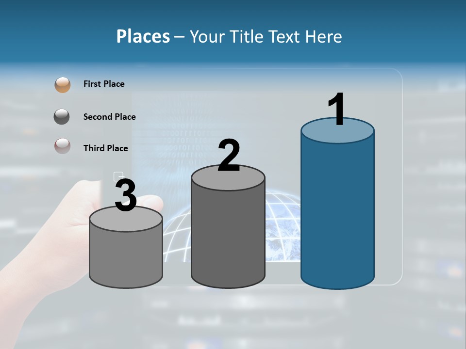 Connection Crossed Hand PowerPoint Template