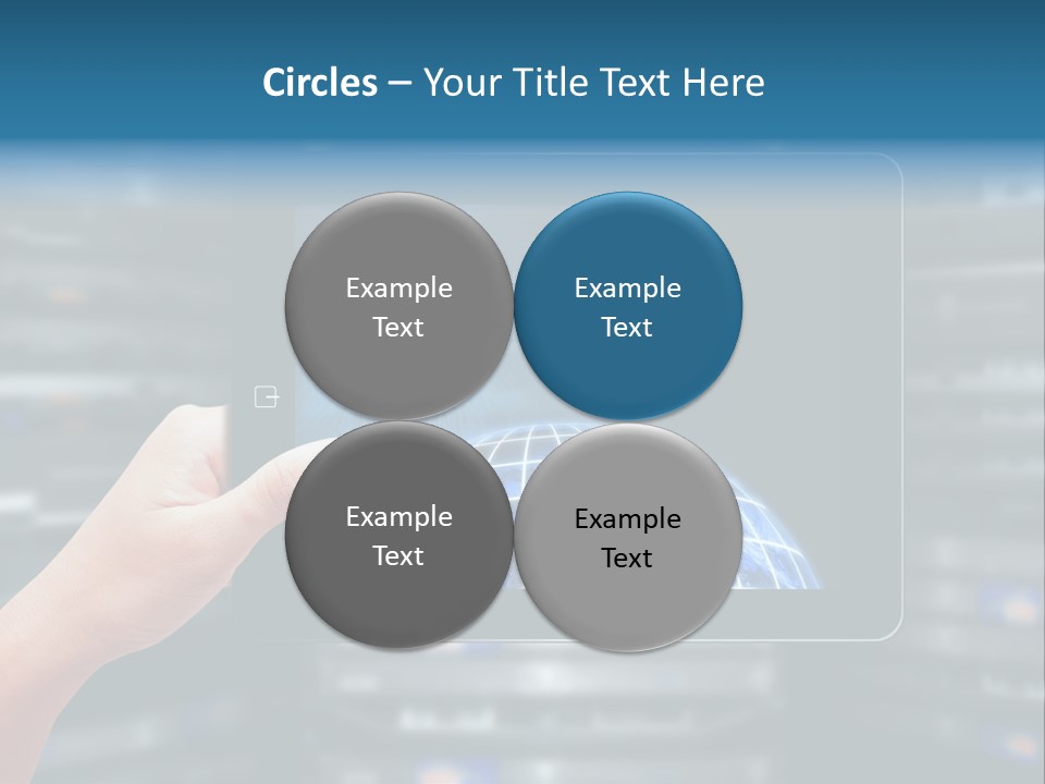 Connection Crossed Hand PowerPoint Template