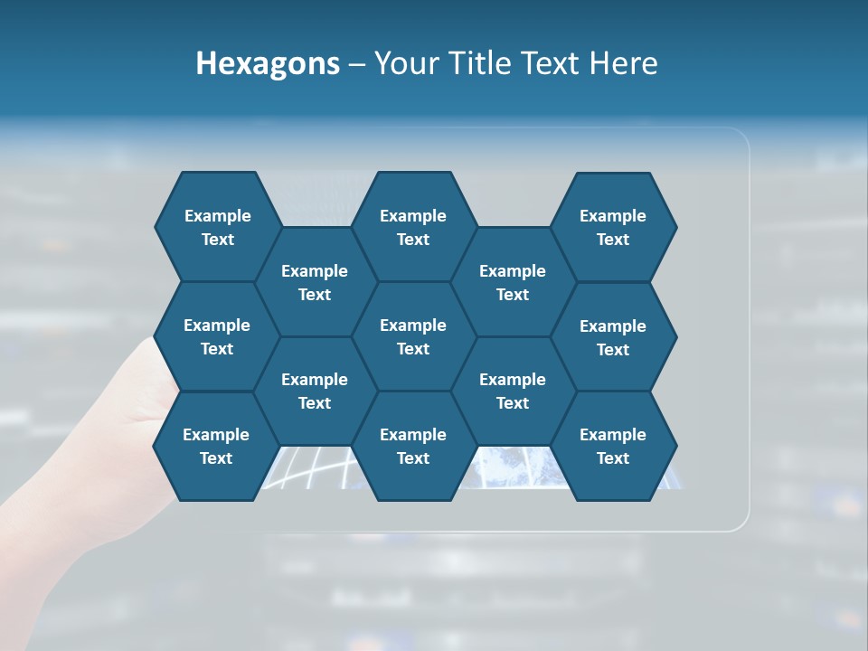 Connection Crossed Hand PowerPoint Template
